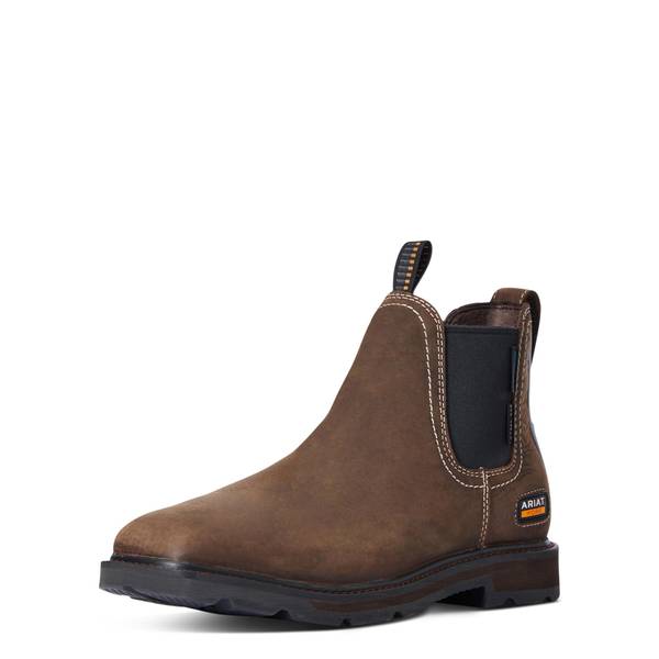 Photo of Men's Groundbreaker Chelsea Waterproof Steel Toe Work Boots