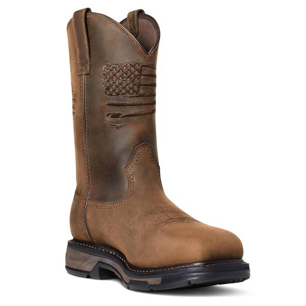 Photo of Men's WorkHog XT Patriot Waterproof Carbon Toe Work Boots