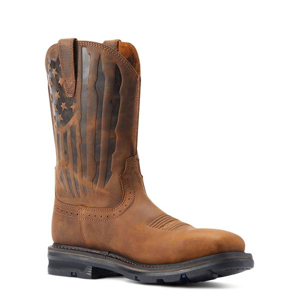 Photo of Men's Sierra Shock Shield Patriot Steel Toe Work Boots