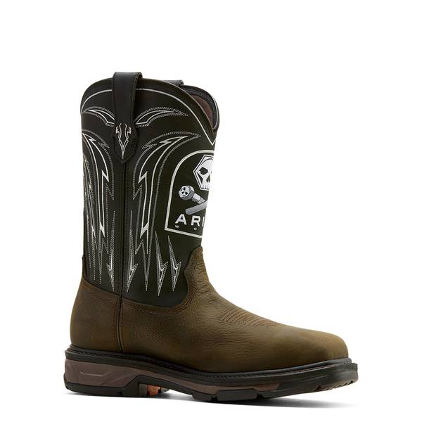 Photo of Men's WorkHog XT Bolt Skull Waterproof Wide Square Toe Carbon Toe Work Boots