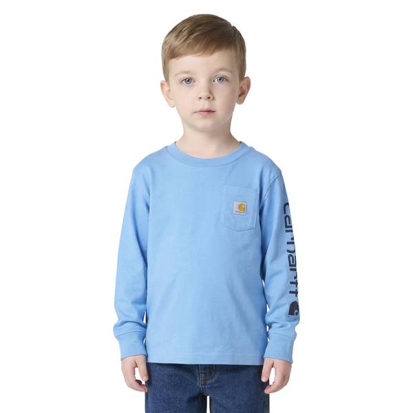 Photo of Toddler Boys' Long Sleeve Pocket Logo T-Shirt