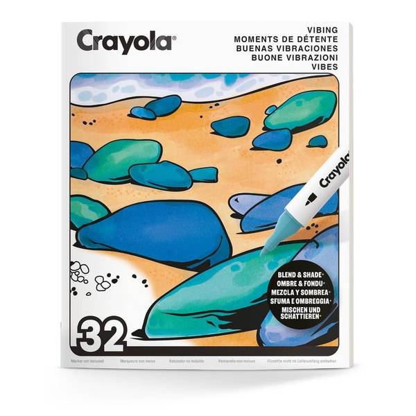 Crayola Adult Coloring Book - Vibing