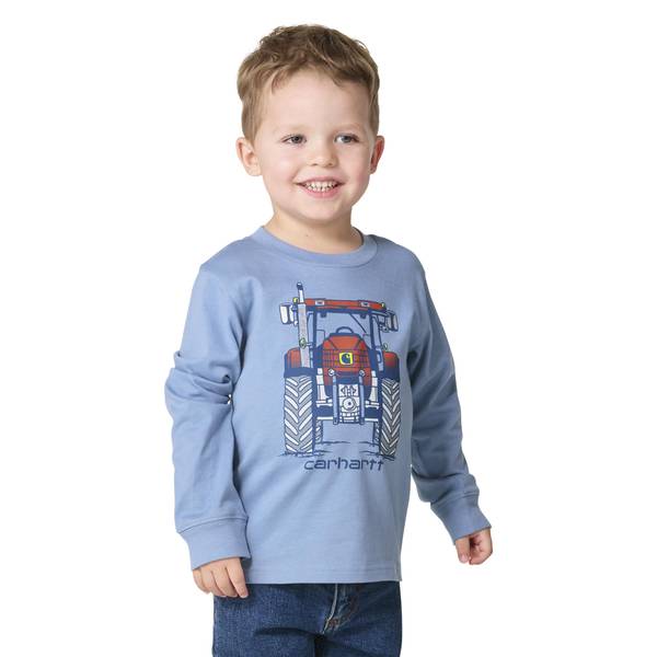 Photo of Toddler Boys' Long Sleeve Tractor T-Shirt