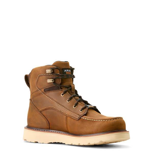 Photo of Men's Rebar Wedge Moc Toe 6" Waterproof Work Boots