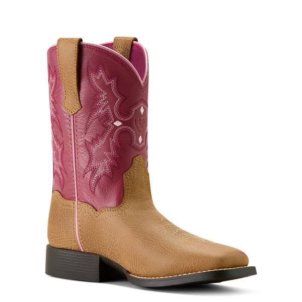 Photo of Girls' Tombstone Wide Square Toe Western Boot