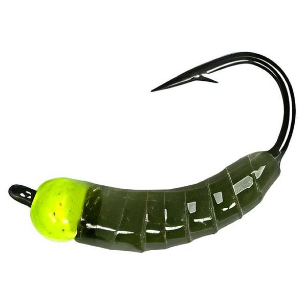Acme Ice Bug 1/16 oz. Chart Bug Lure, Dark Green
