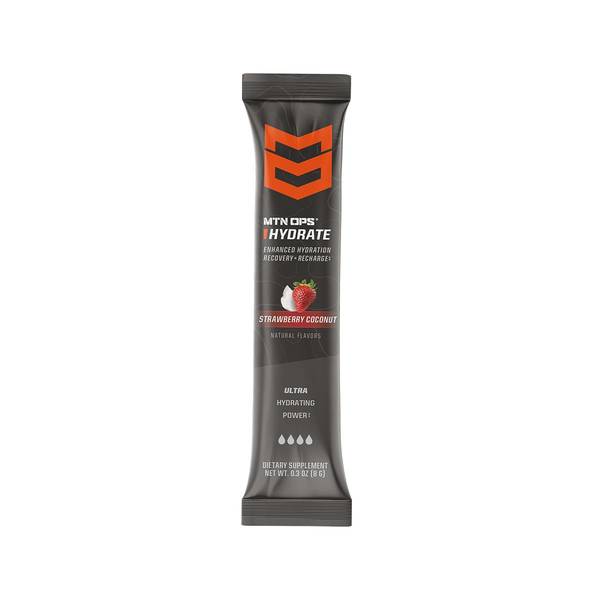 MTN OPS Hydrate Strawberry Coconut Drink Mix - 0.3 oz. - 1 Serving