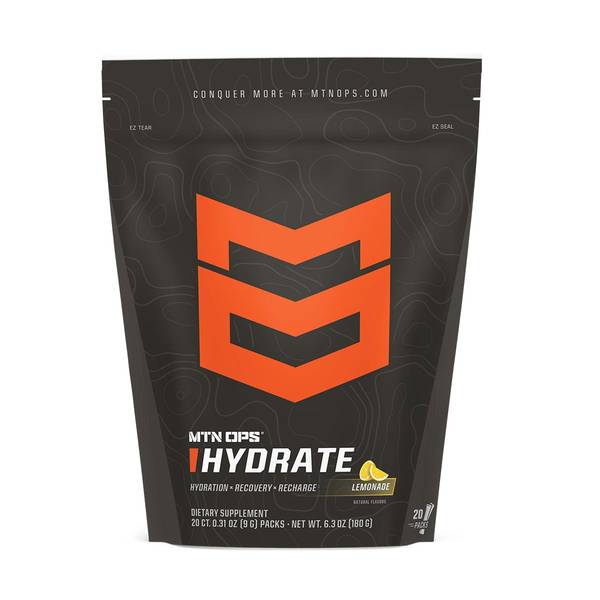 1301801 Blue Hydrate Lemonade - Trail Pack - 20 Count