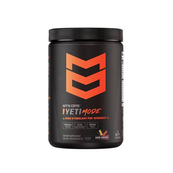 Mtn Ops 19.2oz Yeti Mode Sour Smash Protein Powder