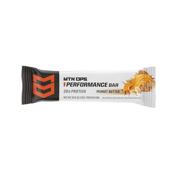 9090262 Performance Peanut Butter Protein Bar Packet - Pack of 10