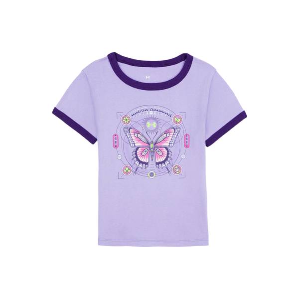 Under Armour Girl's Schematics Baby Tee