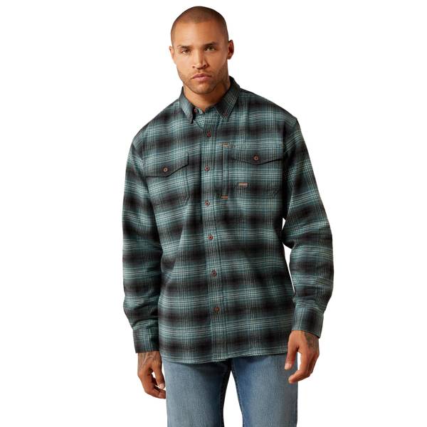 Photo of Men's Rebar Flannel Durastretch Long Sleeve Work Shirt