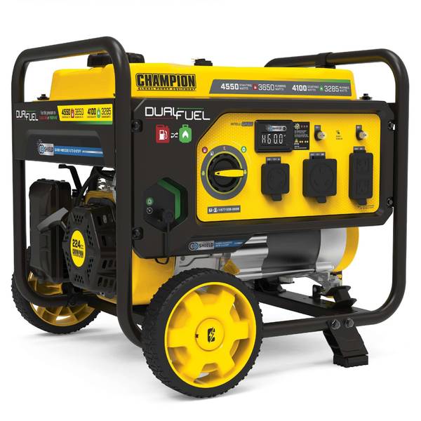 Photo of 3650-Watt Dual Fuel RV Ready Portable Generator with CO Shield