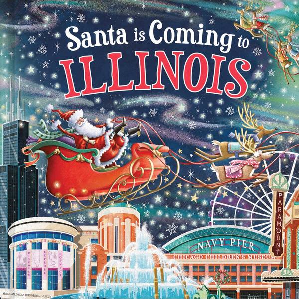 Sourcebooks Santa Is Coming to Illinois Book