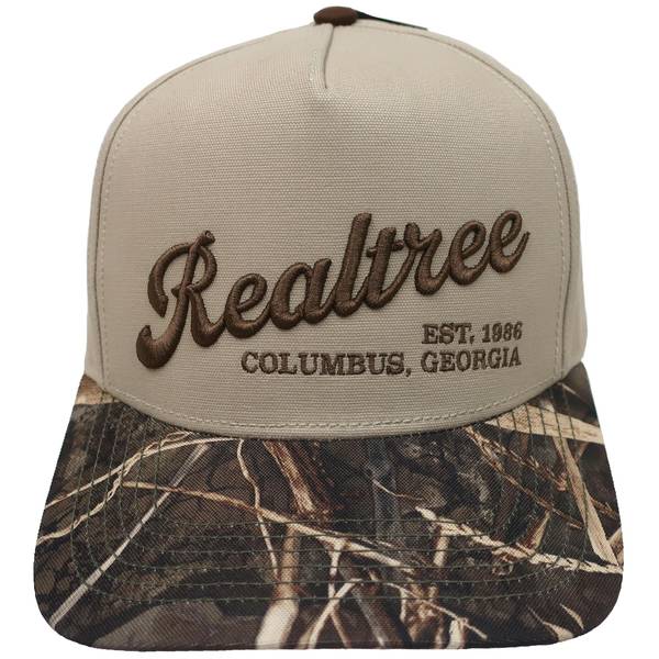 Photo of Realtree Logo Ball Cap Tan/Camo