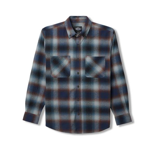 Photo of Men's Long Sleeve Untucked Flannel Shirt