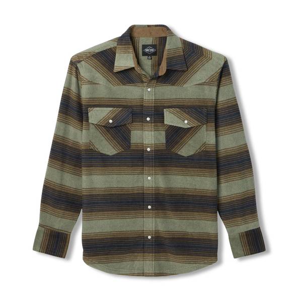 Work N' Sport Men's Long Sleeve Polar Fleece Western Shirt
