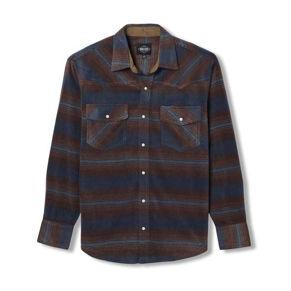 Work N' Sport Men's Long Sleeve Polar Fleece Western Shirt