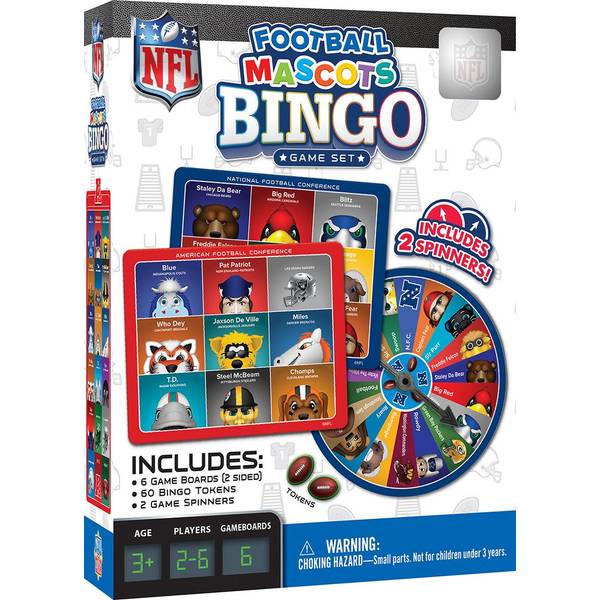 Masterpiece NFL3200 NFL Mascots Bingo Game