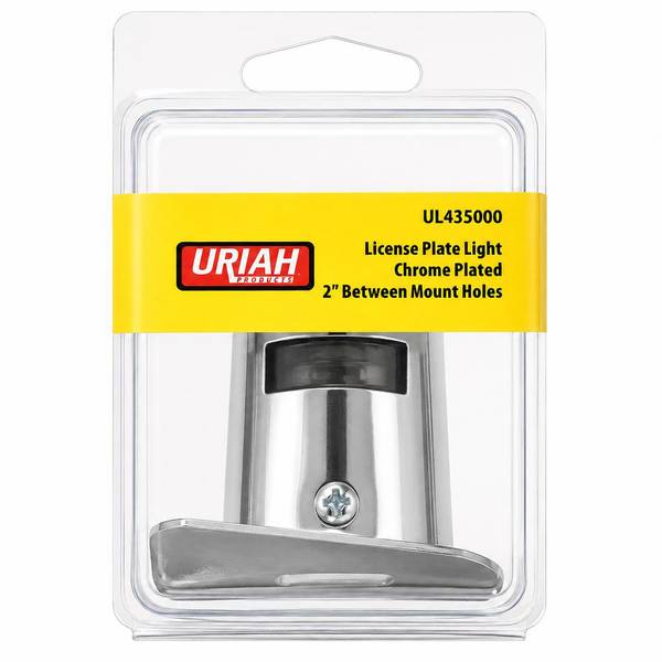 Uriah Products License Plate Light Universal 2"Between Mounting Holes