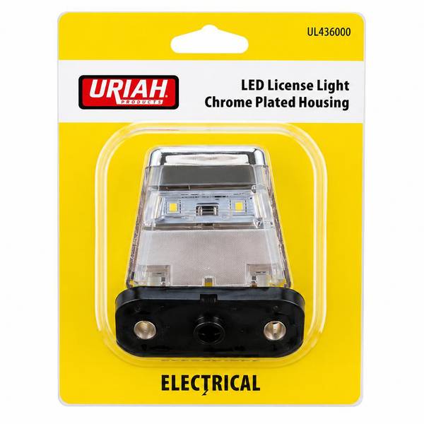 Uriah Products LED License Incandescent Light Stud Mounted 1 7/8 Center