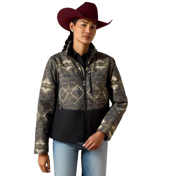 Women's Titan Insulated Jacket in Stonewall Print Polyester, Size: Medium by Ariat