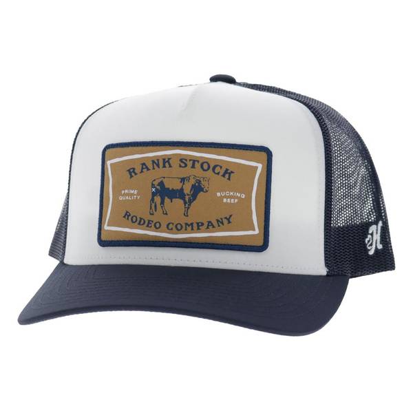 Photo of Men's Rank Stock Rodeo Co. Hat-White / Navy
