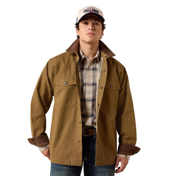 Photo of Men's Retro Canvas Shirt Jacket