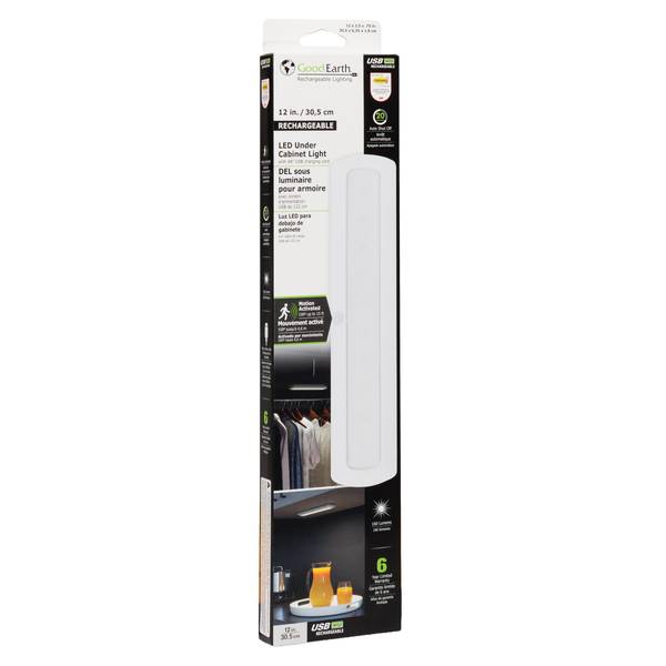 Photo of 12" Rechargeable LED Motion-Activated Under Cabinet Light Bar