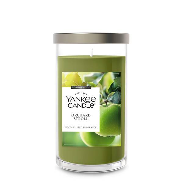 Photo of 14.25oz Orchard Stroll Medium Pillar Candle