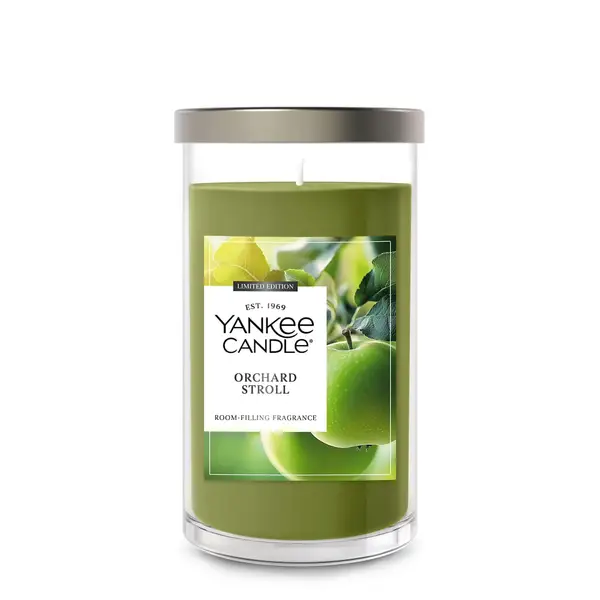 Yankee Candle 14.25oz Orchard Stroll Medium Pillar Candle