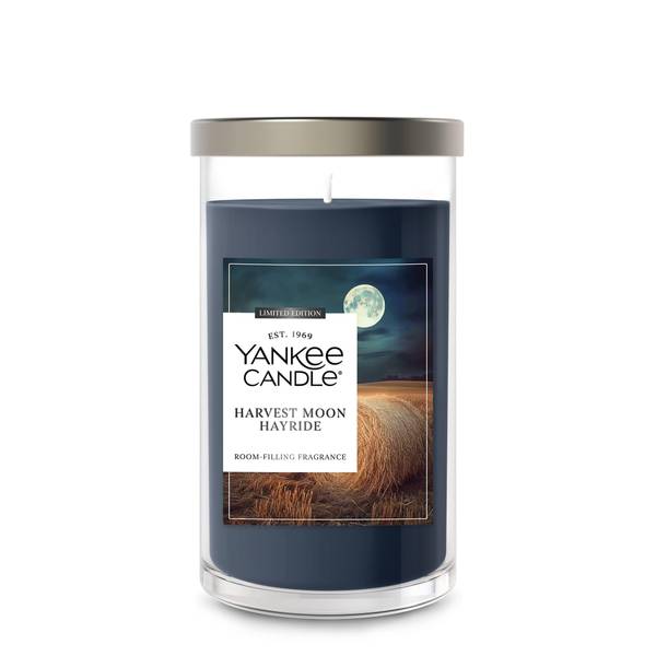 Photo of 14.25oz Harvest Moon Hayride Medium Pillar Candle