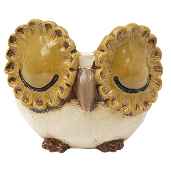 Photo of 5.5" Stoneware Owl Planter
