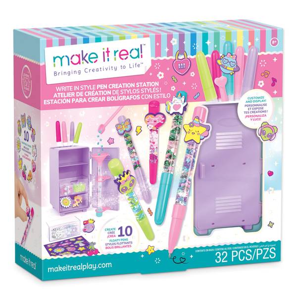 Make It Real Write in Style Pen Creation Station, Ages 8+ - Multi