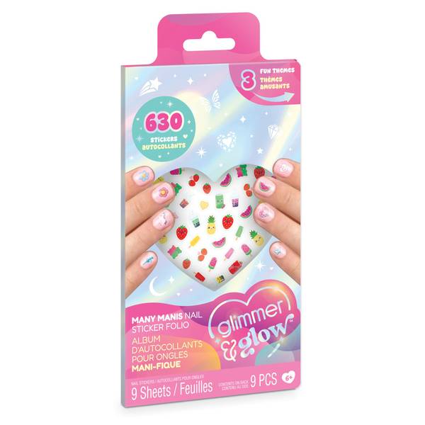 Make It Real Glimmer & Glow Many Manis Nail Sticker Folio