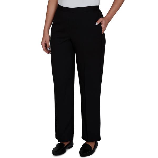 Plus Size Alfred Dunner Dinner Theater Casual Pants -Short Length