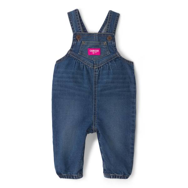 Photo of Infant Girl's Medium Wash Denim Overalls