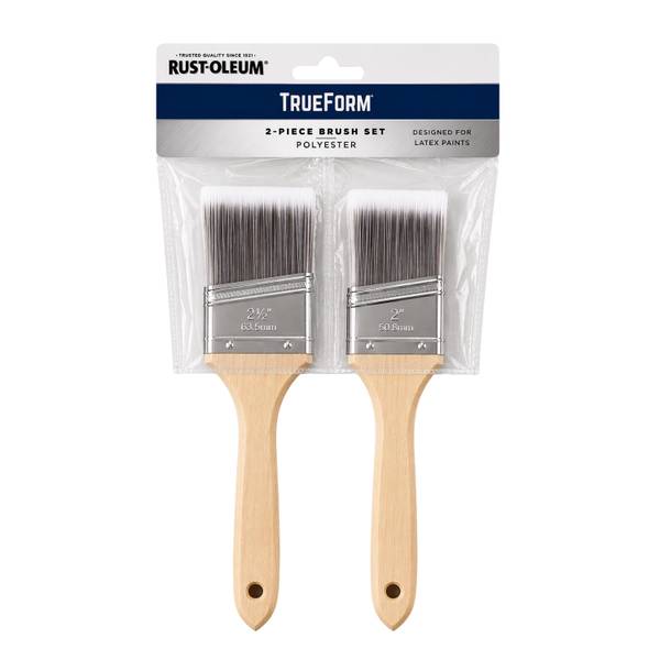Photo of 2-Piece TrueForm Polyester Angled Brush Set