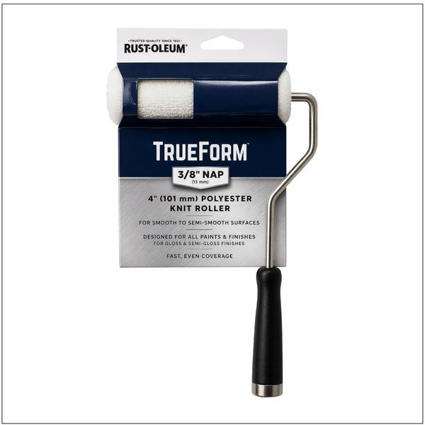 Photo of 4"x3/8" Nap TrueForm Polyester Knit Roller with Frame