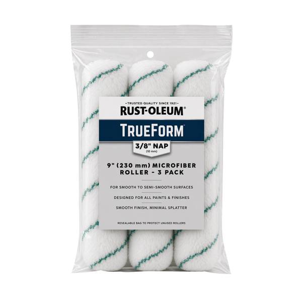 Photo of 3 Pack 9"x3/8" Nap TrueForm Microfiber Roller Covers