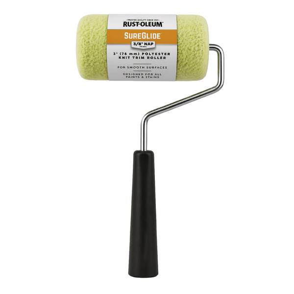 Photo of 3" x 3/8" Nap SureGlide Polyester Knit Trim Roller Cover and Frame