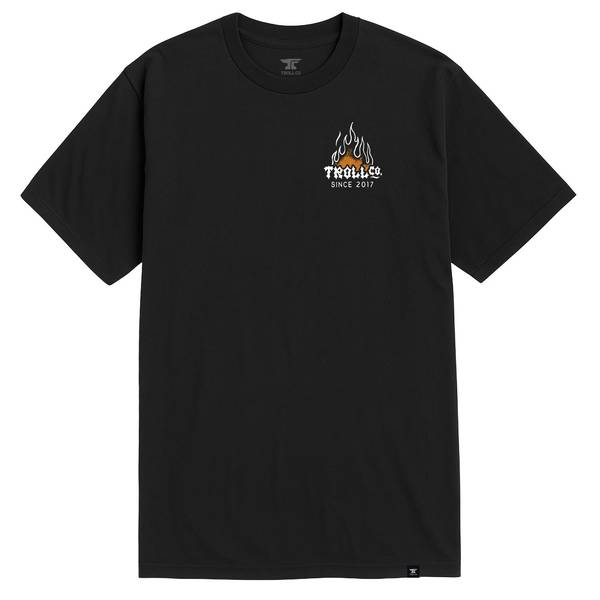 Troll Co. Men's Everything is Fine Jobsite T-Shirt, Black, M