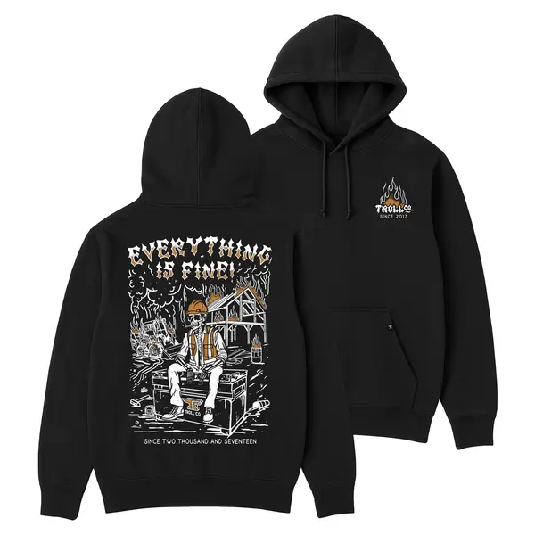 Troll Co. Men's Everything is Fine Jobsite Hoodie - TC3262-M