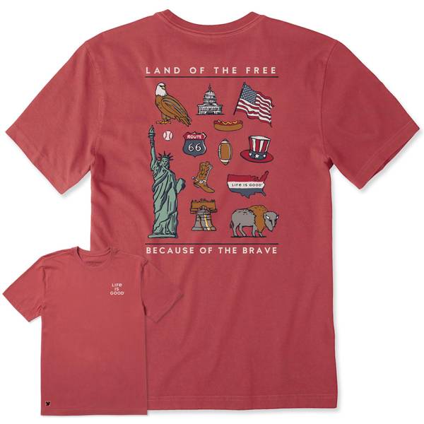 Photo of Men's Land of the Free Icons Short Sleeve Crusher
