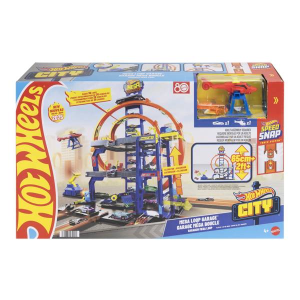 Hot Wheels Mega Loop Garage Playset
