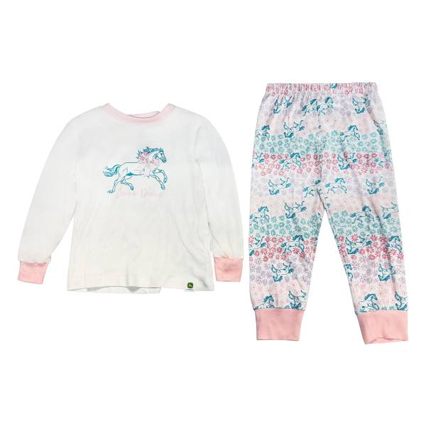 Photo of Toddler Girls' Galloping Horses Long Sleeve 2-Piece Pajama Set