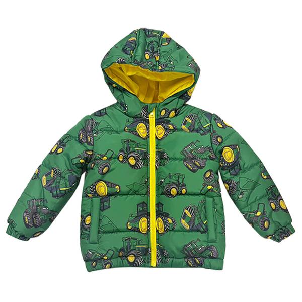 Photo of LB JD Tractor Puffer Jacket Green