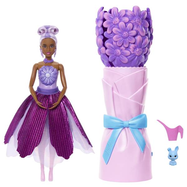 Barbie Petal Pop Scented Water Reveal Fashion Doll Ages 3