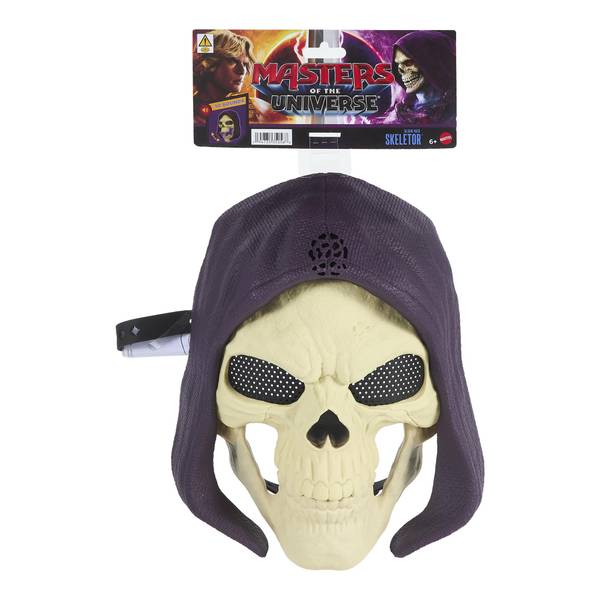 Masters of the Universe Skeletor Mask Movie Look, Lights & Sounds Roleplay Costume Face Cover