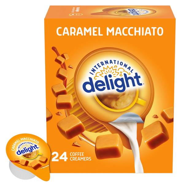Photo of 24 Count .44oz Caramel Macchiato Single Coffee Creamer Cups